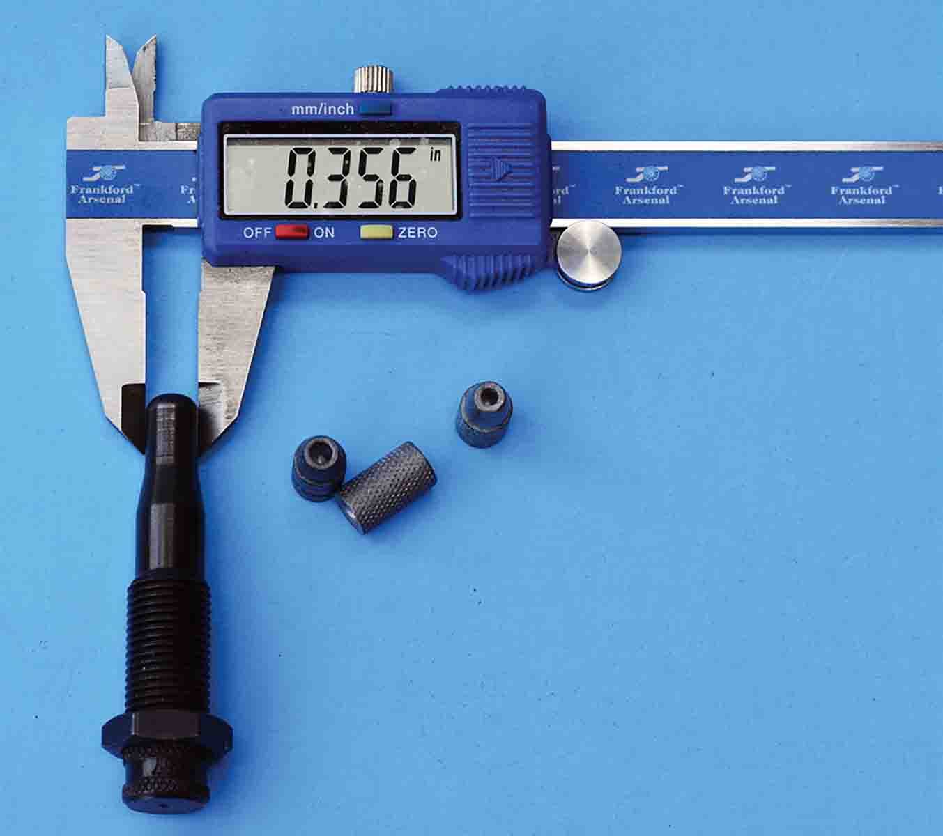 Cases loaded in conjunction with soft, swaged lead bullets can recognize accuracy benefits with a larger expander ball that measures .356 inch. When loading hard-cast bullets or jacketed bullets, the expander ball should measure .003 to .004 inch smaller than bullet diameter.